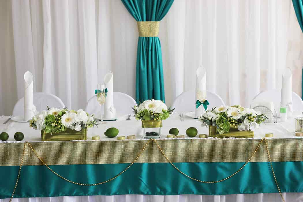  Оформление свадьбы в зеленом цвете